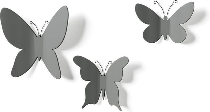 Umbra Decoratieve objecten Mariposa Wall Decor -9 Grijs
