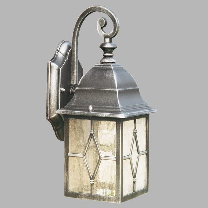 Searchlight Buitenwandlamp Genoa met loodglas, IP23
