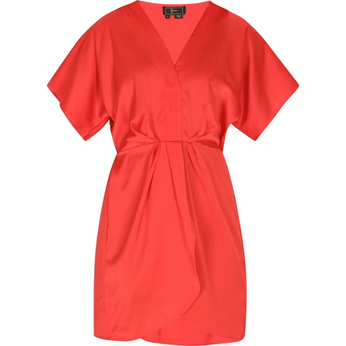 Faina Jurk Dames rood