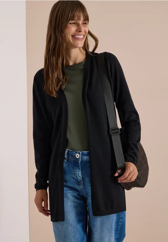 Lang openvallend vest