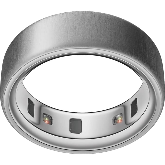 Oura Ring 4 - Size Before You Buy - Brushed Silver - Size 13