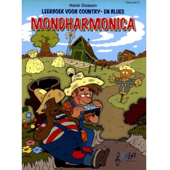 Leerboek Voor Country- En Bluesmondharmonica - H. Dussen