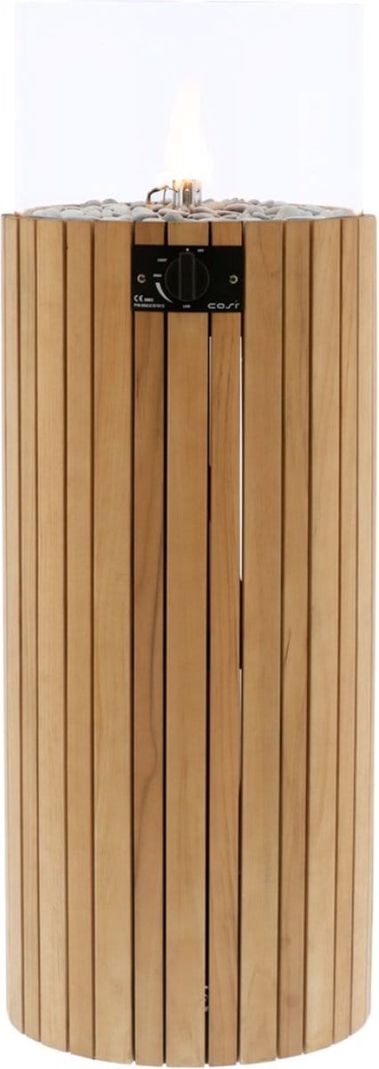 Cosiscoop Pillar Teak L - Vuurtafels - Hout - Bruin