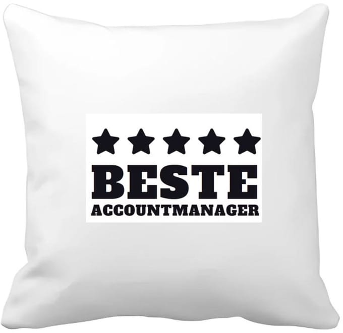 Akyol - beste accountmanager Kussen hoes - Beste accountmanager - collega - welkom - afscheid - 40 bij 40 cm