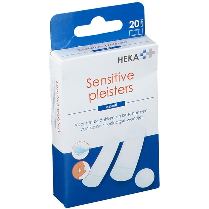 HEKA - Sensitive pleisters - Hypoallergeen - verschillende maten - 20 stuks