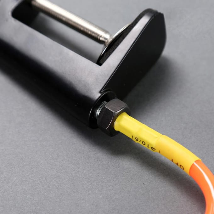 Tafeltennistrainer met verstelbare klem Vaste snelle rebound pingpongbalmachine orange