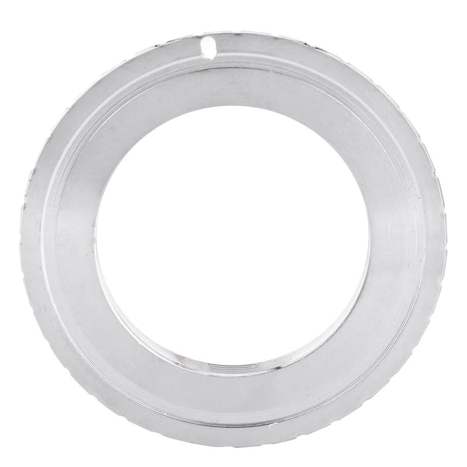 Bague Adaptatrice Métallique Monture d'Objectif M42 EOS pour Objectif M42 à Monter sur Appareil Photo à Monture Canon EOS white