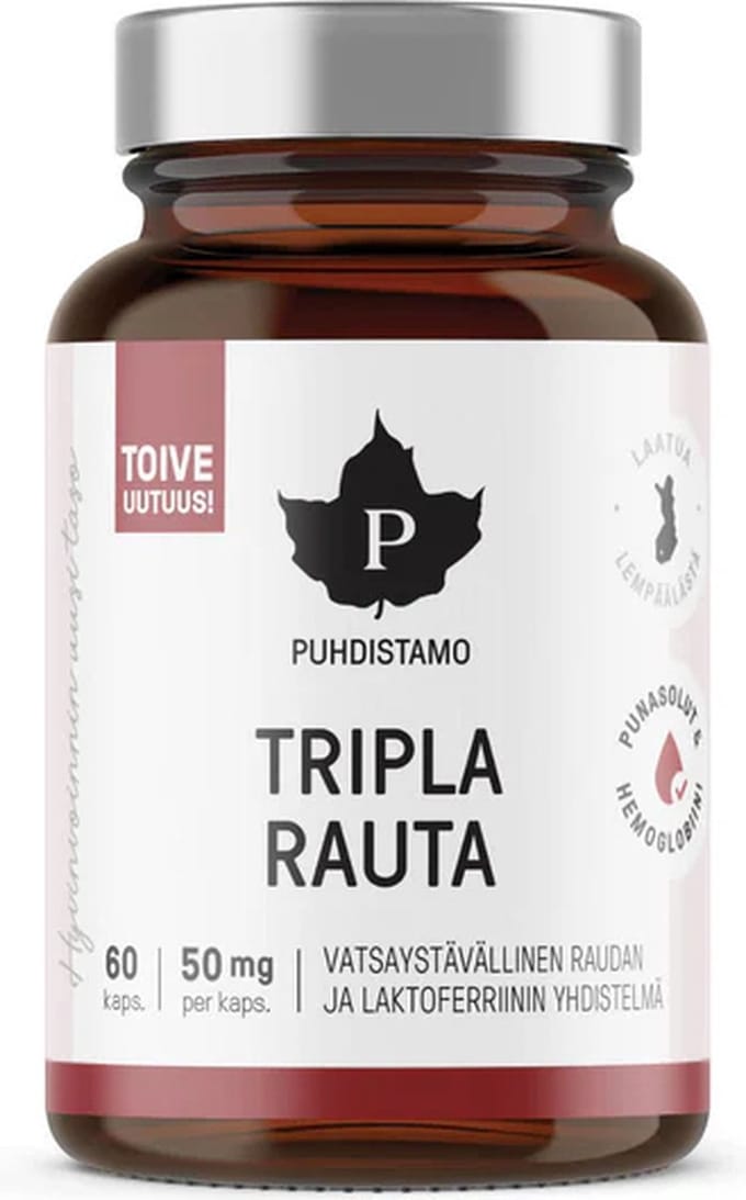 Triple Ijzer Capsules-Puhdistamo