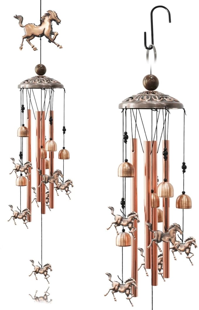 Dailygoods- Windgong metaal - Windgong buiten - Windspel voor balkon - Windorgel - Heksenklokken - Harmonieuze ervaring met melodie