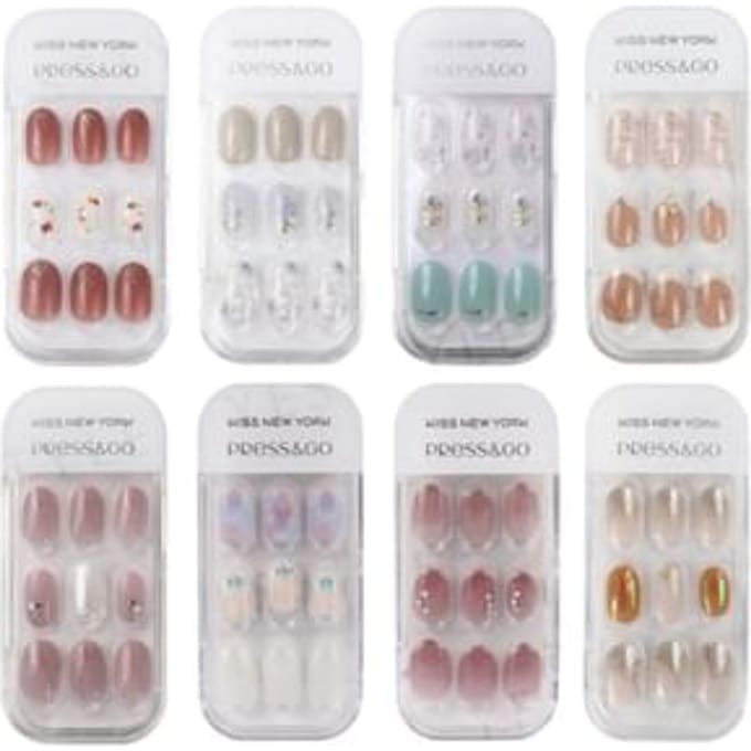 KISS NEW YORK - Press & Go Luxury Gel Nail Tips LPG42J - 30 pcs