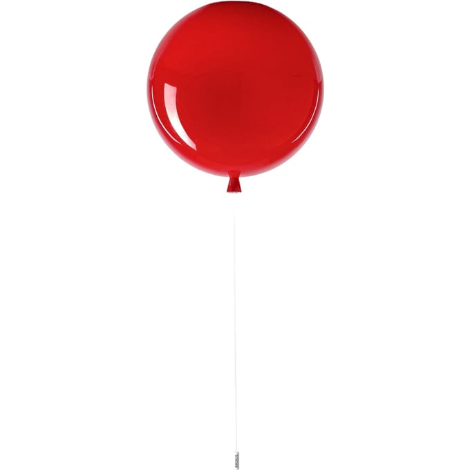 Brokis Memory Plafondlamp - rood - glanzend - S