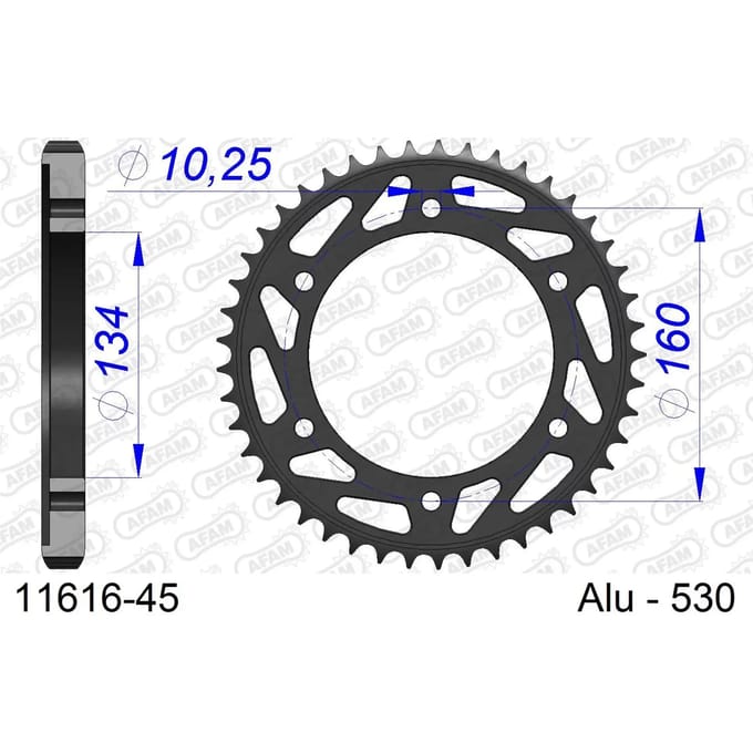 Tandwiel Afam 530 45 dents