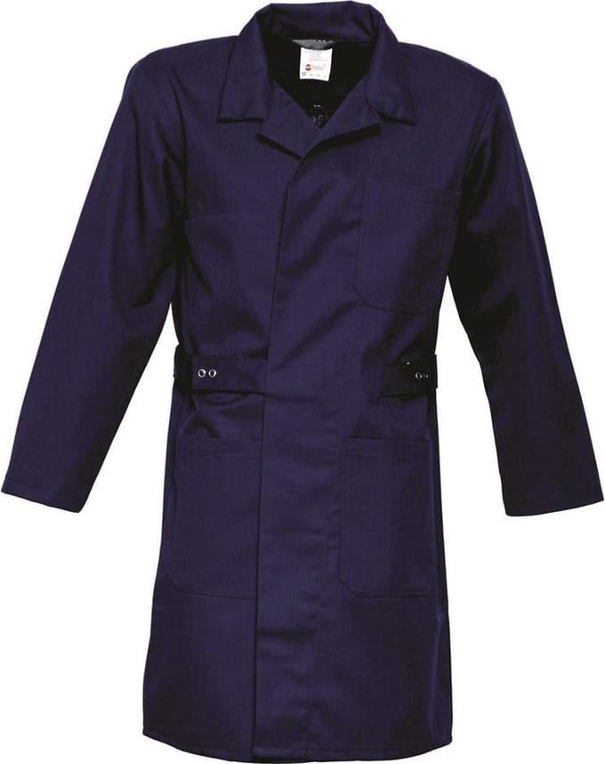 HaVeP Basic Stofjas - Lang - Maat 56 - Marineblauw