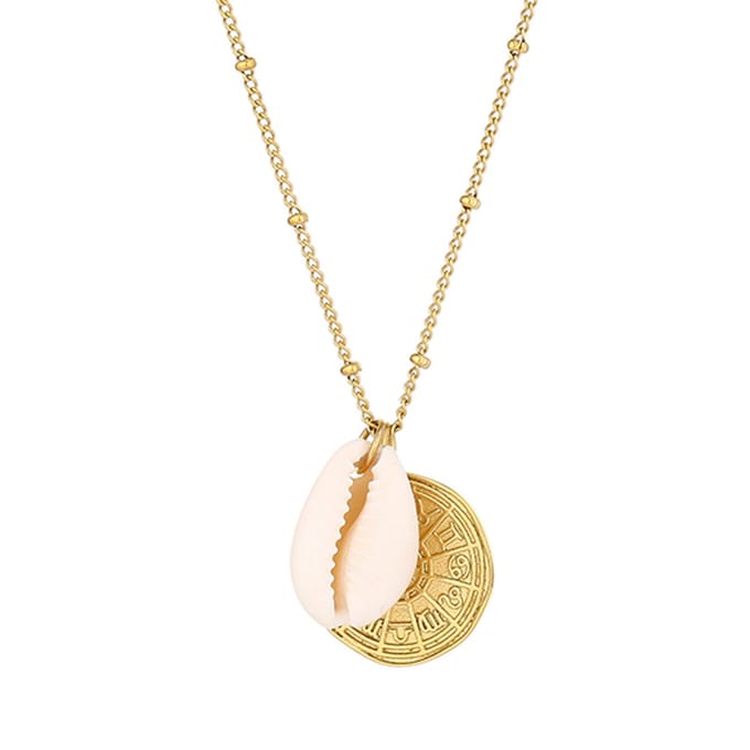 Victorious Dames Ketting - Goud - Model: Zodiak Schelp