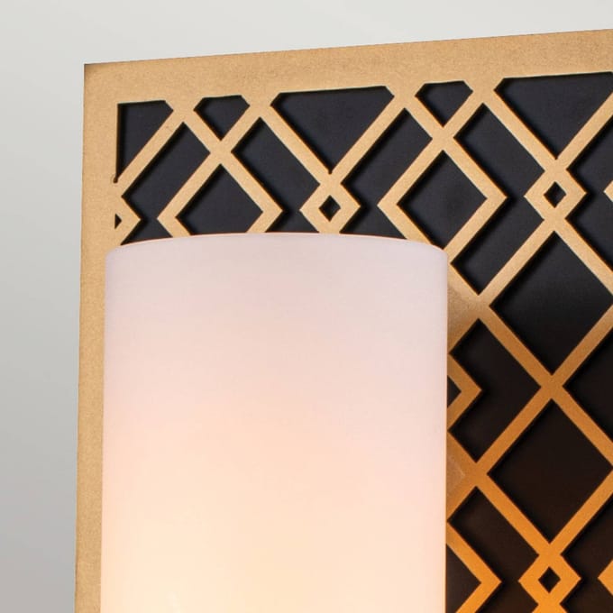 Elstead Lighting LED Wandlamp Ziggy | 1X E27 Max 40W | IP44 | Lacquered Gold