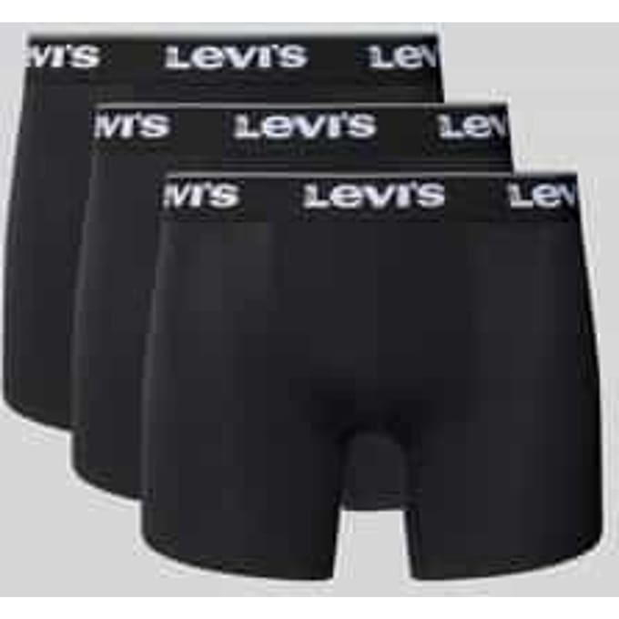 Levi's Boxershorts 3-Pack Uni Zwart - Maat M - Heren