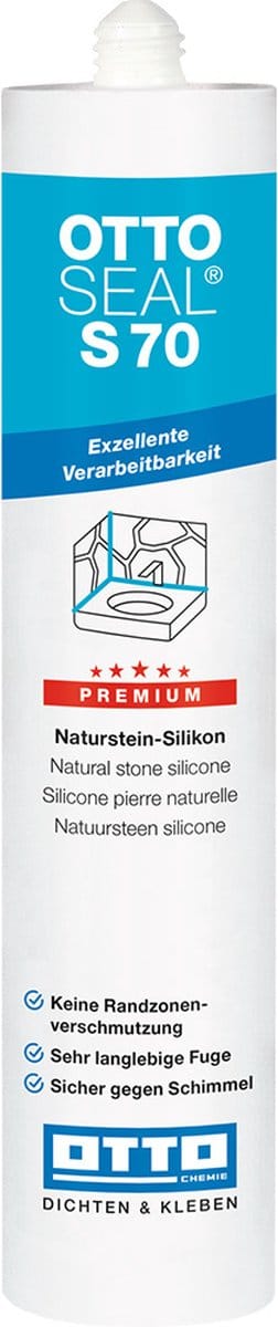 Ottoseal S70 Natuursteen siliconenkit 310ml - Nachtgrijs C1109