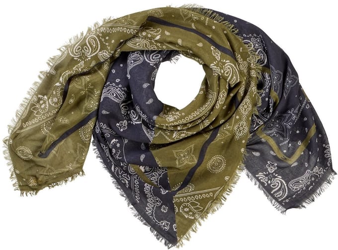 camel active Sjaal met all-over print - Maat womenswear-OS - Olijf