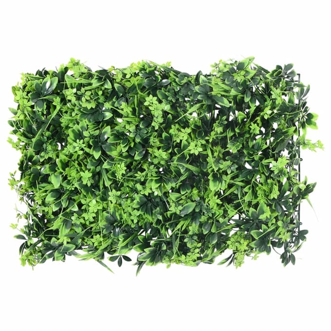 vidaXL - Hek - met - kunstbladeren 24 - st - 40x60 - cm - groen