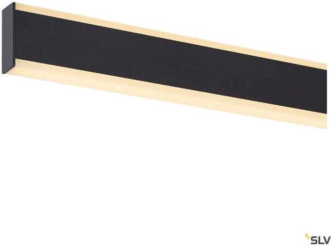 SLV Zwarte hanglamp One Linear 2x15w - 140cm - 1006188