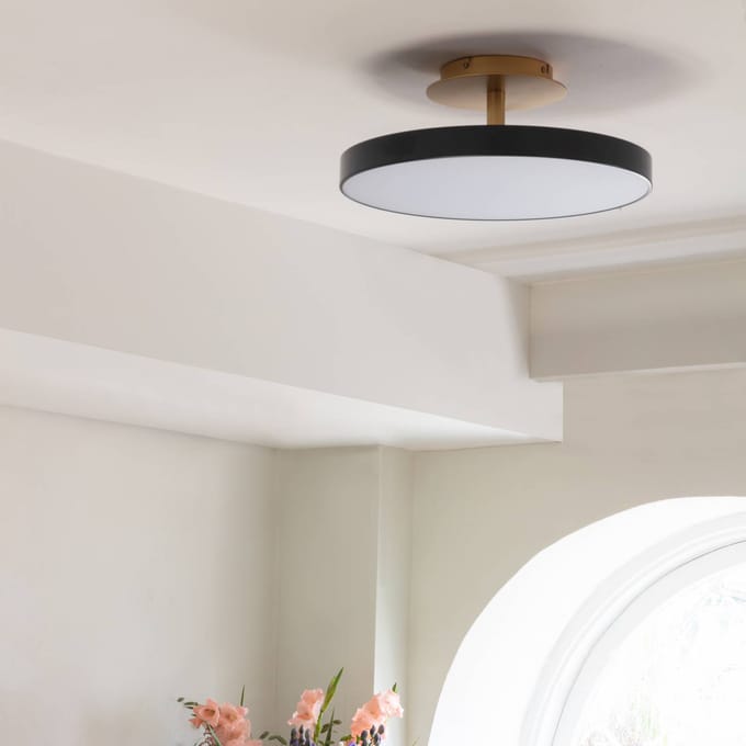 UMAGE LED plafondlamp Asteria UP PLUS, antraciet Ø 60 cm CCT