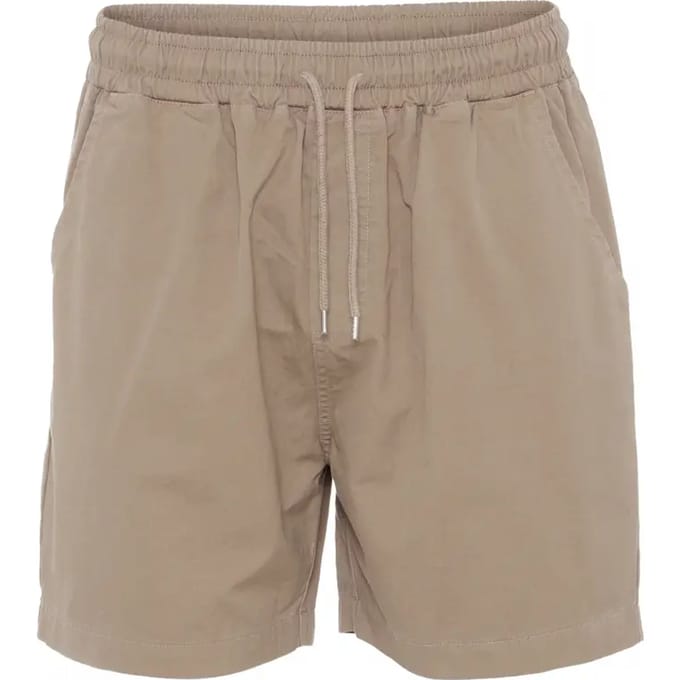 Twill Short broek Colorful Standard Organic desert khaki