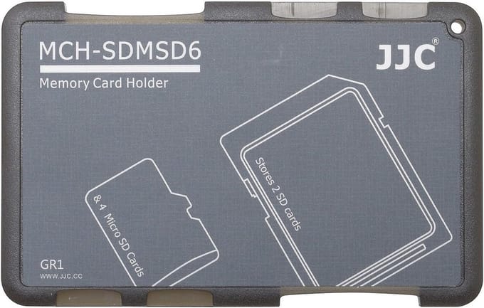 Geheugenkaart Case voor 4x microSD en 2x SD Kaarten - Compact Opbergdoosje