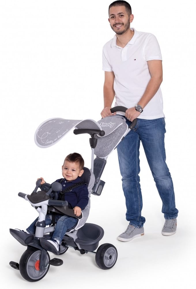 SMOBY Baby Driver driewieler Comfort plus Grijs