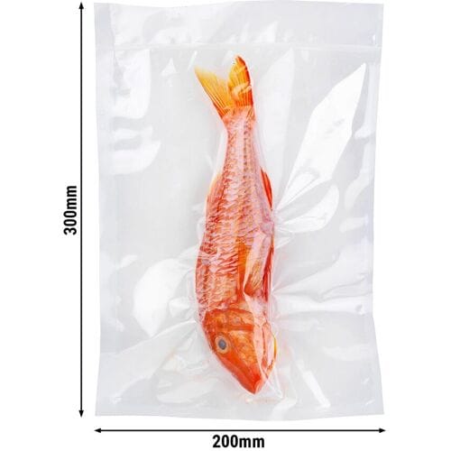 GGM Gastro (1000 Stück) Koch-Vakuumbeutel - glatt - 200x300mm - 75µm