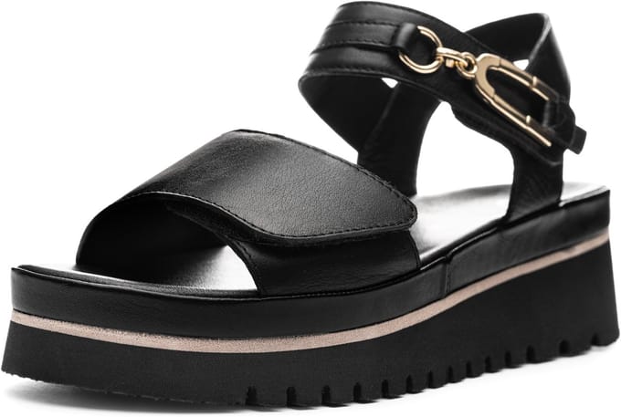 Sandalen met sleehak Ara -