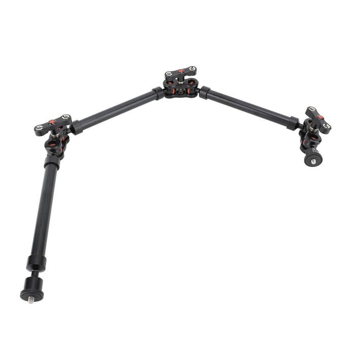755mm Universele Armstand 3 Secties Verstelbare Fotografie Verlengsteun voor Camera Licht gray
