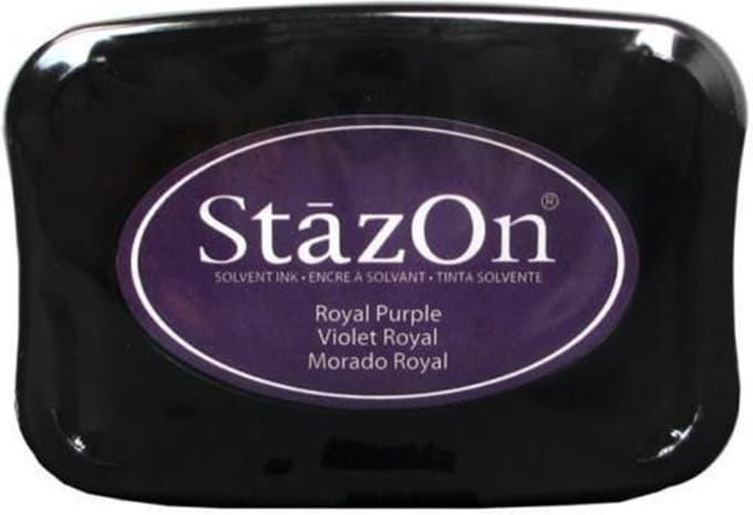 Stazon sneldrogend stempelkussen Royal Purple