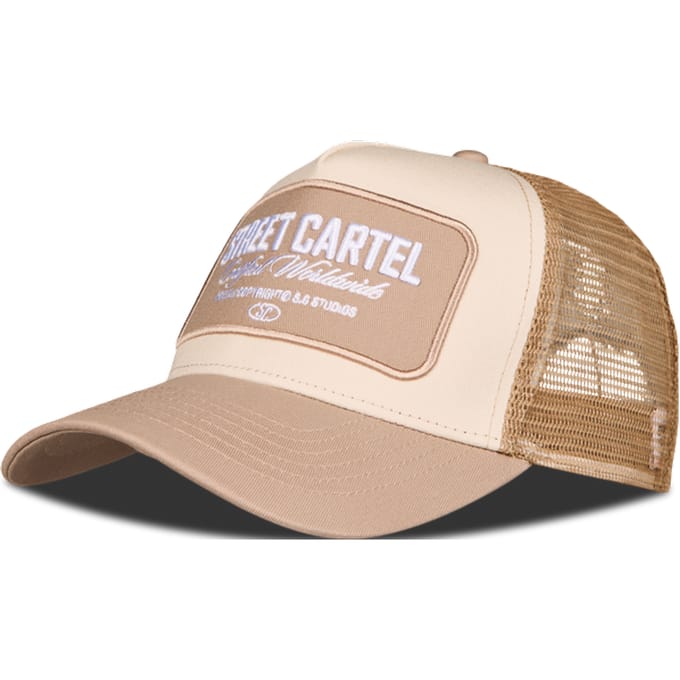 Street Cartel Patch Petten Unisex - Wit - One Size - Katoen