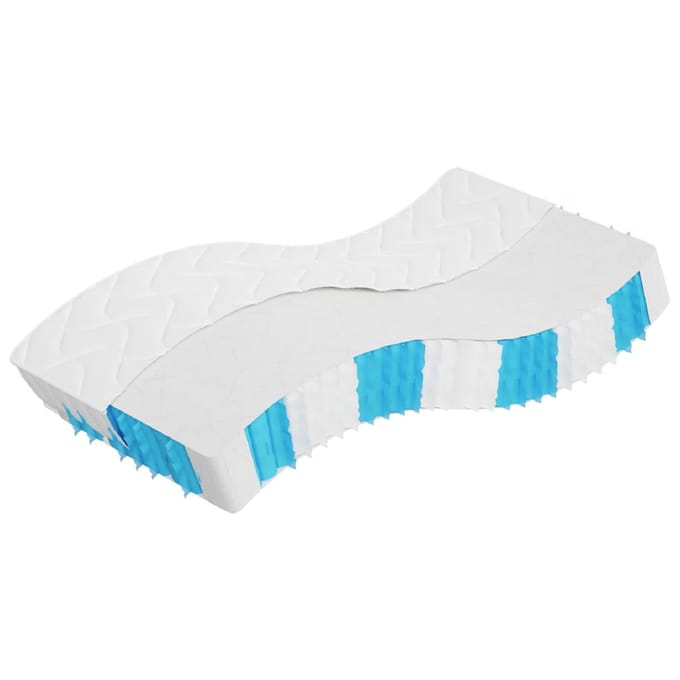 vidaXL - Pocketveringmatras - middelhard-hard - 100x200 - cm