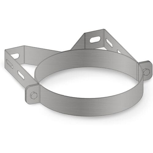 GGM Gastro Wandabstandshalter - Ø 450 mm Zilver