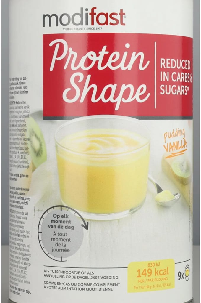 Modifast Protein Shape Pudding Vanille - 6 x 405 gr - Voordeelverpakking
