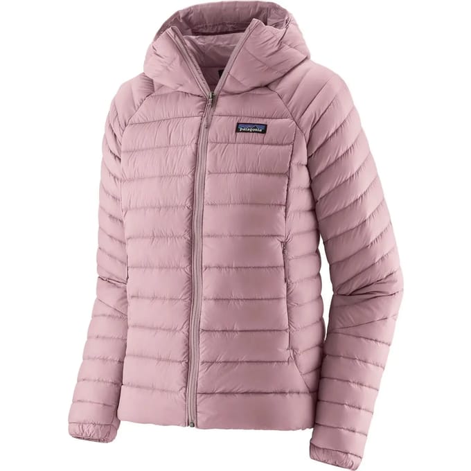 Damesjack met rits en capuchon Patagonia Down Sweater