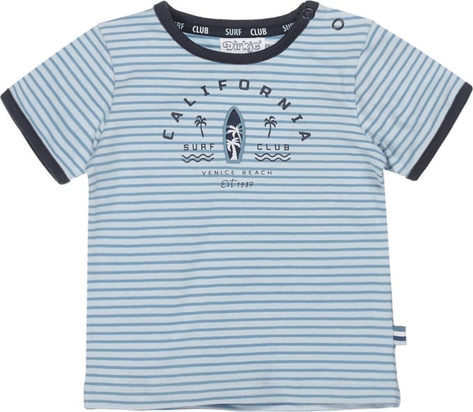 Dirkje - Jongens shirt - Blue - Maat 86