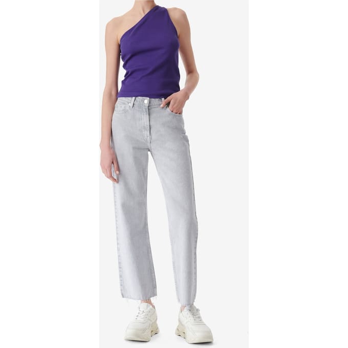 IRO Paris Aiden Trouser Light Grey Taglia: 25 | Jeans straight fit Outlet | Donna | Grigio