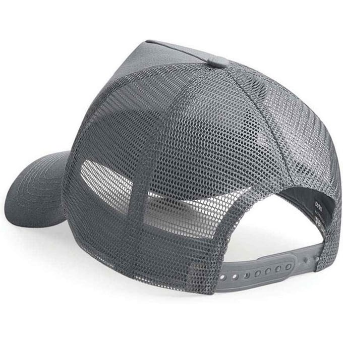Beechfield unisex volwassen snapback truckerpet One Size grijs