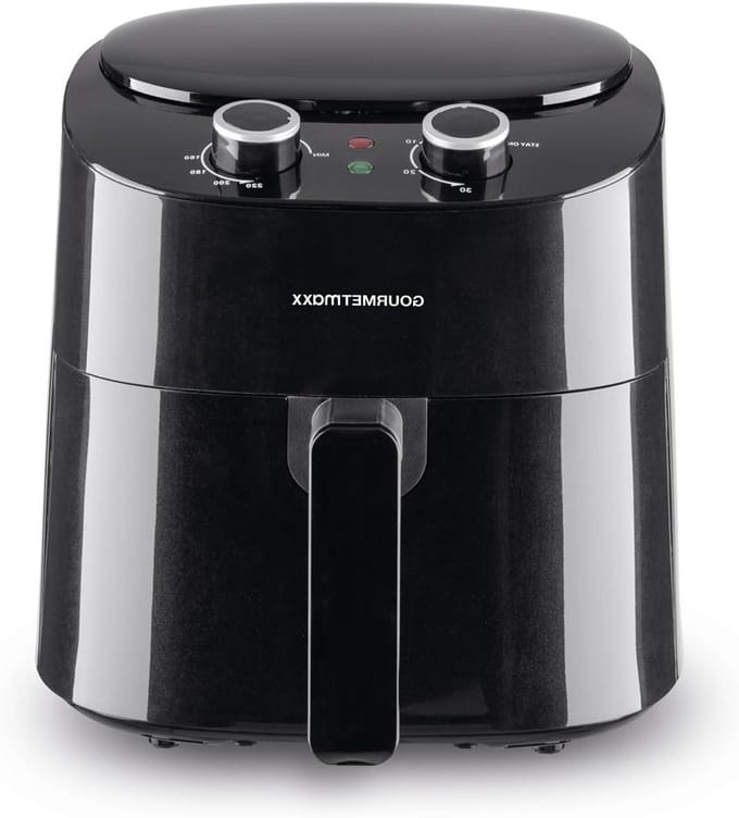 Heteluchtfriteuse - Airfryer Keukenapparaat - Vetarm Koken - 8 Programma's - 45 Liter - Zwart