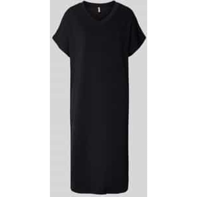t-shirtjurk met V-hals