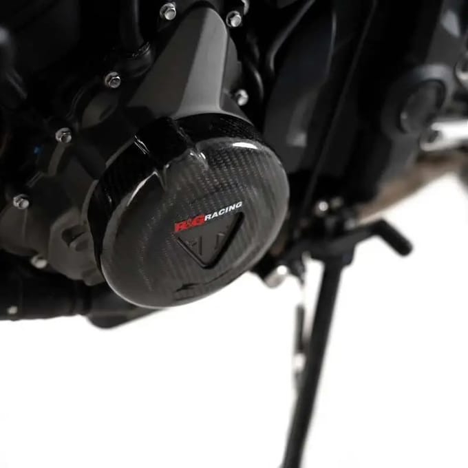 Couvre-carter moto links slider rechts R&G Racing Triumph Trident 660/660