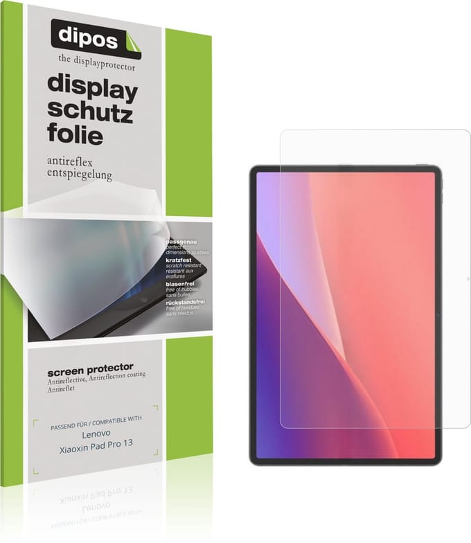 dipos – 2x Matte Beschermfolie geschikt voor Lenovo Xiaoxin Pad Pro 13 | Krasbestendige & antireflecterende Screenprotector Ultra-Thin