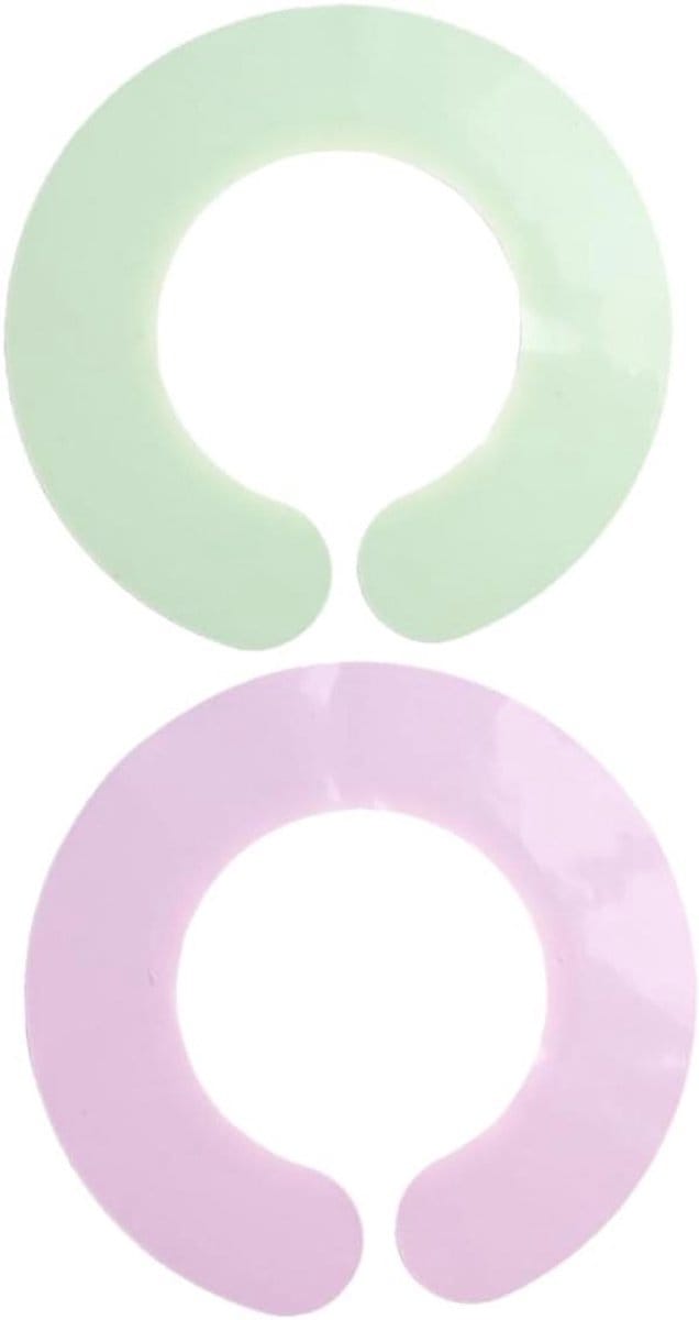 Nek Beschermer - Haar Knippen - Thuisgebruik Salon - Antiaanbaklaag - 2 Stuks - Multicolor