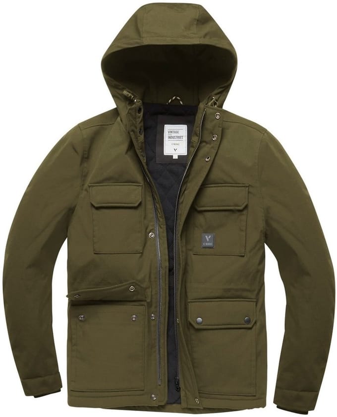 Vintage Industries Funktionsjacke Winston Parka Taupe-L