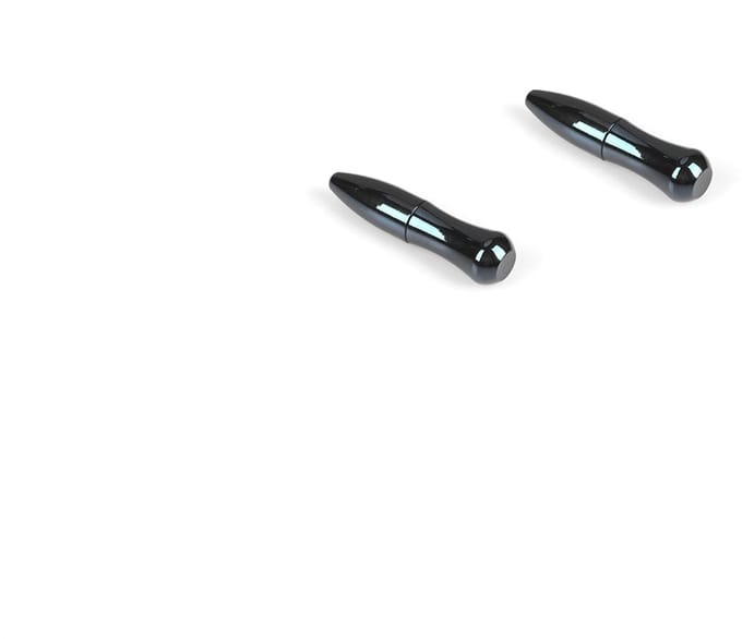 Liebe Seele - Magnetische Tepelklemmen Bullet - Zwart Chroom
