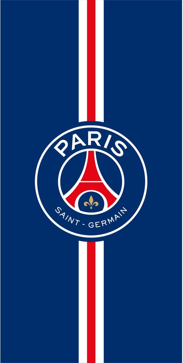 Paris Saint Germain Strandlaken Stripe - 75 x 150 cm - Blauw