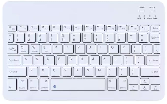 EtuiTab - Bluetooth Draadloos Toetsenbord - Compatibel - Mobiel - Universeel