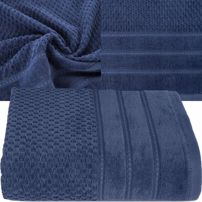 Badhanddoek Katoen 30x50cm 500 GSM - Donkerblauw